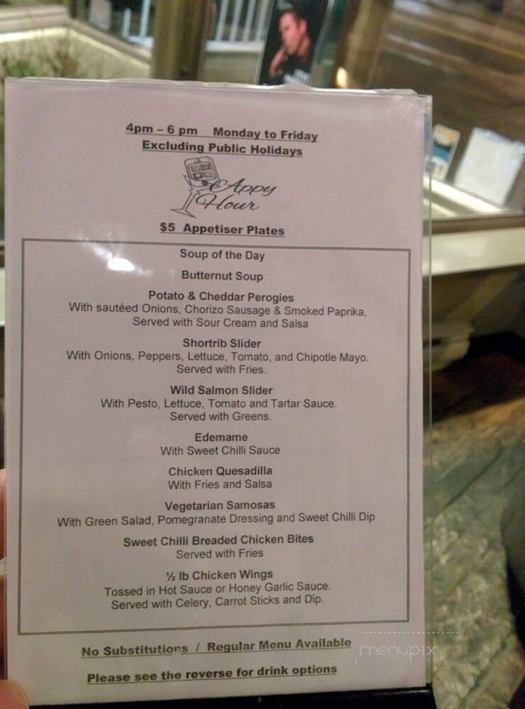 Enigma Restaurant - Vancouver, BC menu_pic