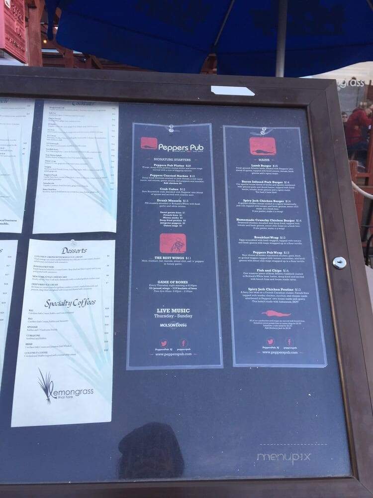 Lemongrass Thai Fare - Saint John, NB menu_pic