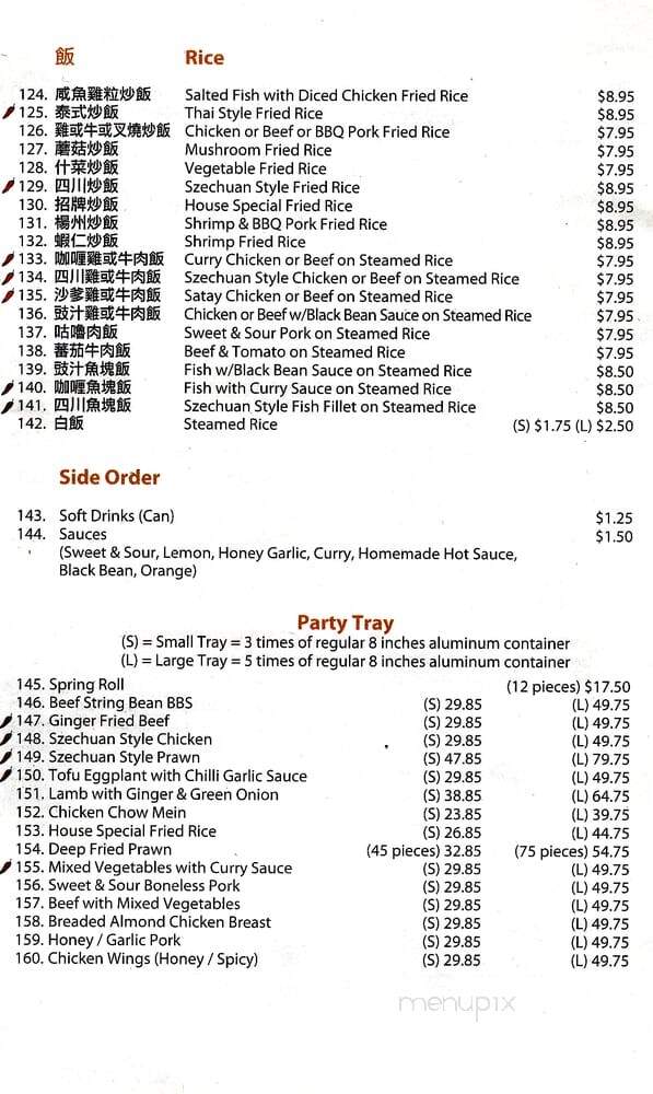Iron Wok - Vancouver, BC menu_pic