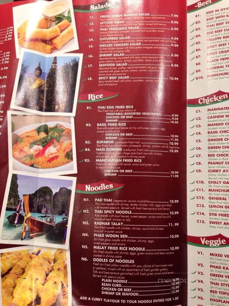 Satay on the Road - Toronto, ON menu_pic