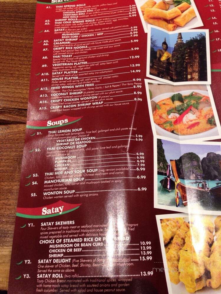 Satay on the Road - Toronto, ON menu_pic