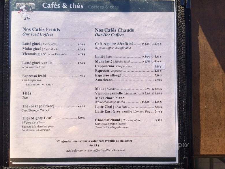 Rockaberry - Laval, QC menu_pic