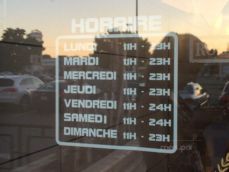 Rockaberry - Laval, QC menu_pic