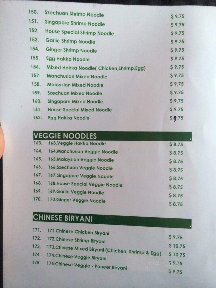 Everest Indian Cuisine - Toronto, ON menu_pic