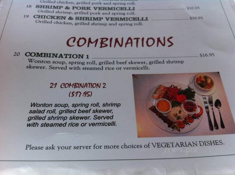 Saigon Restaurant - Ottawa, ON menu_pic