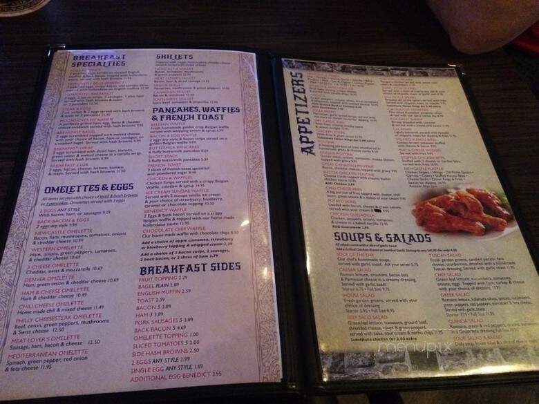 Newcastle Pub & Grill - Edmonton, AB menu_pic