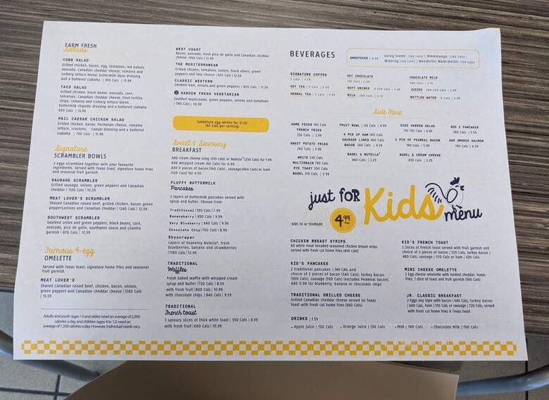 Eggsmart - Vaughan, ON menu_pic