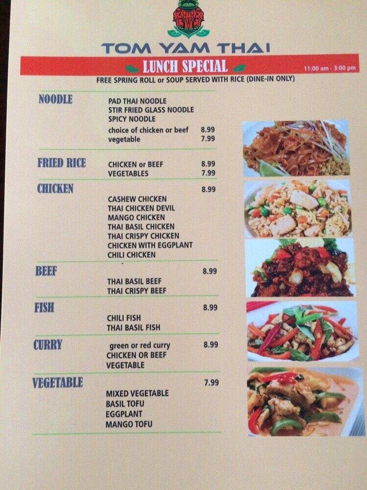Thai Garden - Ajax, ON menu_pic