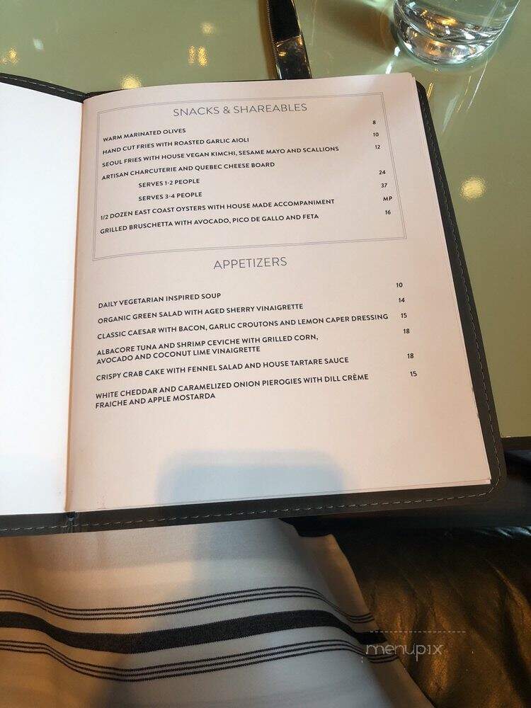Chez Victor Restaurant And Bar - Toronto, ON menu_pic
