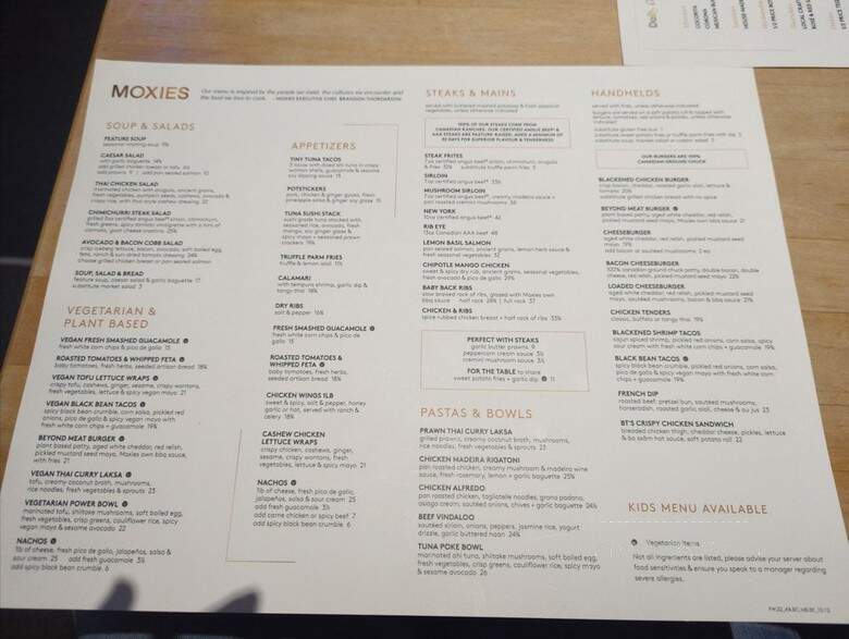 Moxie's Classic Grill - Vancouver, BC