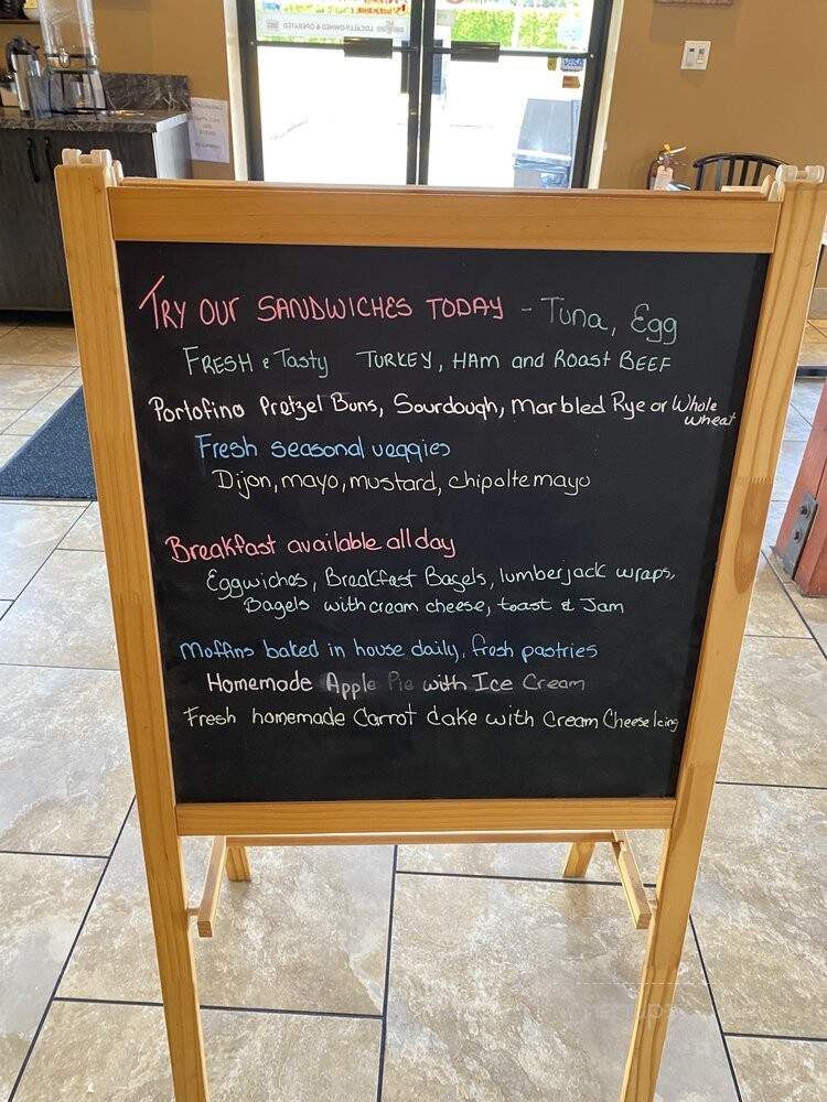 Serious Coffee - Parksville, BC menu_pic