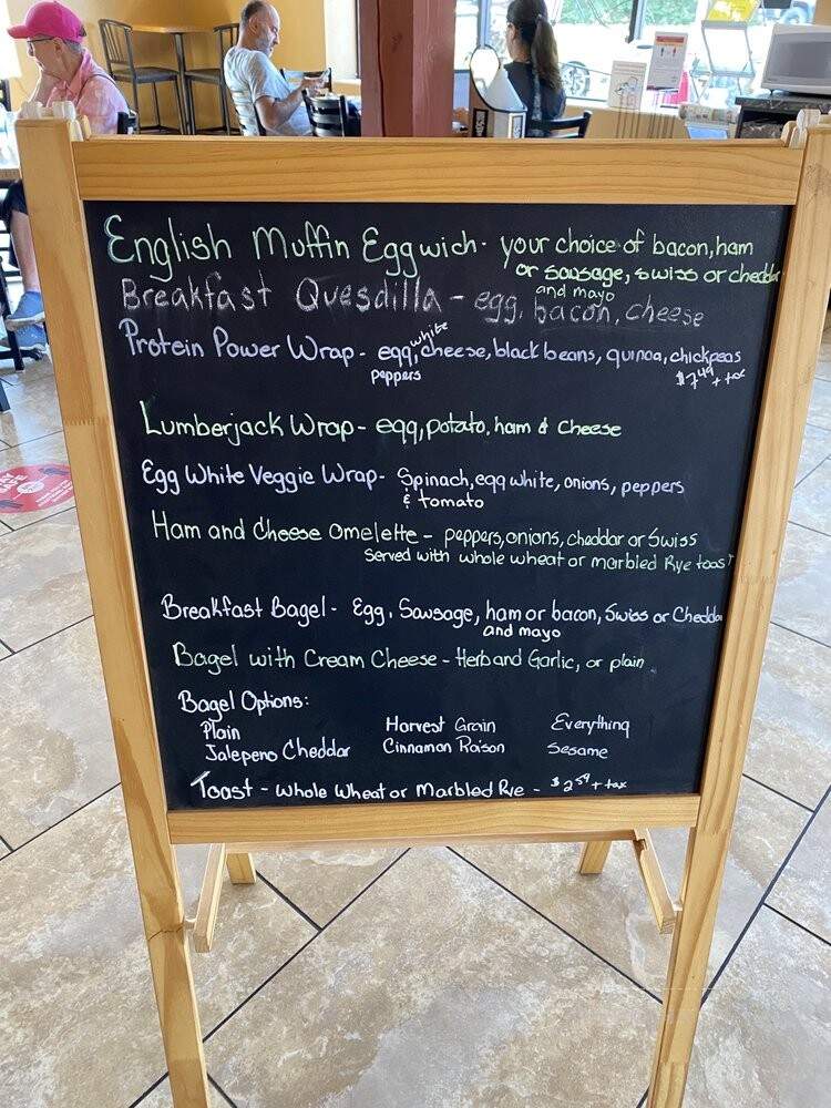 Serious Coffee - Parksville, BC menu_pic