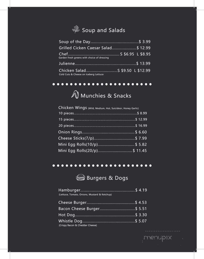 Stan's Diner & Take Out - Ottawa, ON menu_pic