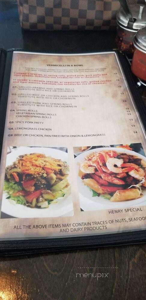 New Saigon Vietnamese Cuisine - Abbotsford, BC menu_pic