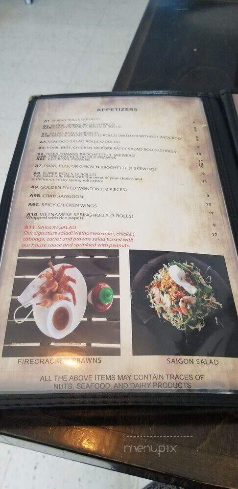 New Saigon Vietnamese Cuisine - Abbotsford, BC menu_pic