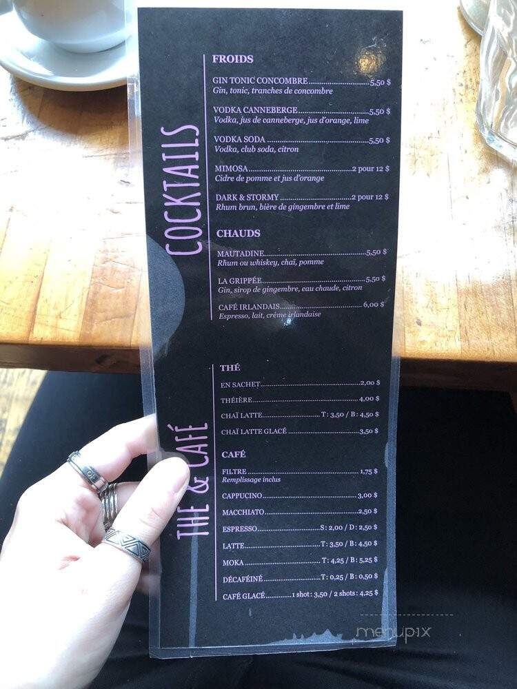 Coop Touske Cafe de Quartieri - Montreal, QC menu_pic