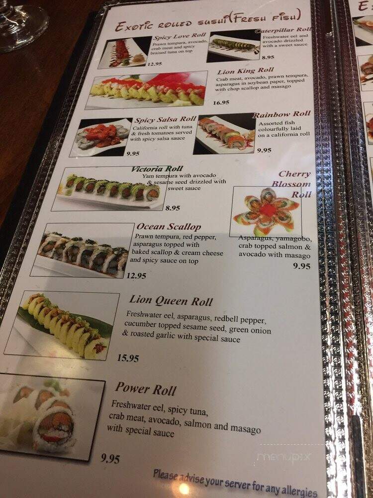 Kami Japanese - Surrey, BC menu_pic