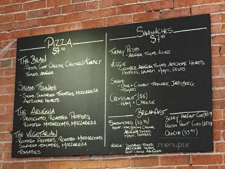 Bean Around the World - Vancouver, BC menu_pic