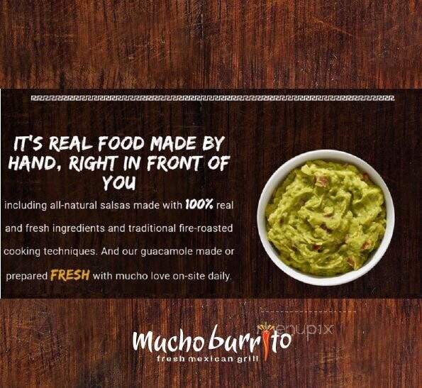 Mucho Burrito - Mississauga, ON menu_pic