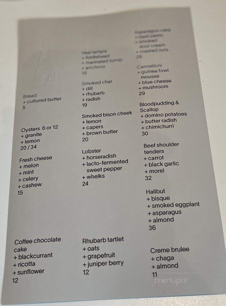 Cafe du Clocher (Le) - Alma, QC menu_pic