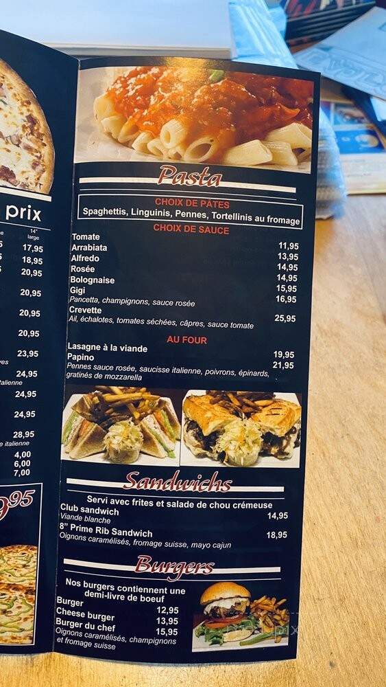 La Strada - Montreal, QC menu_pic