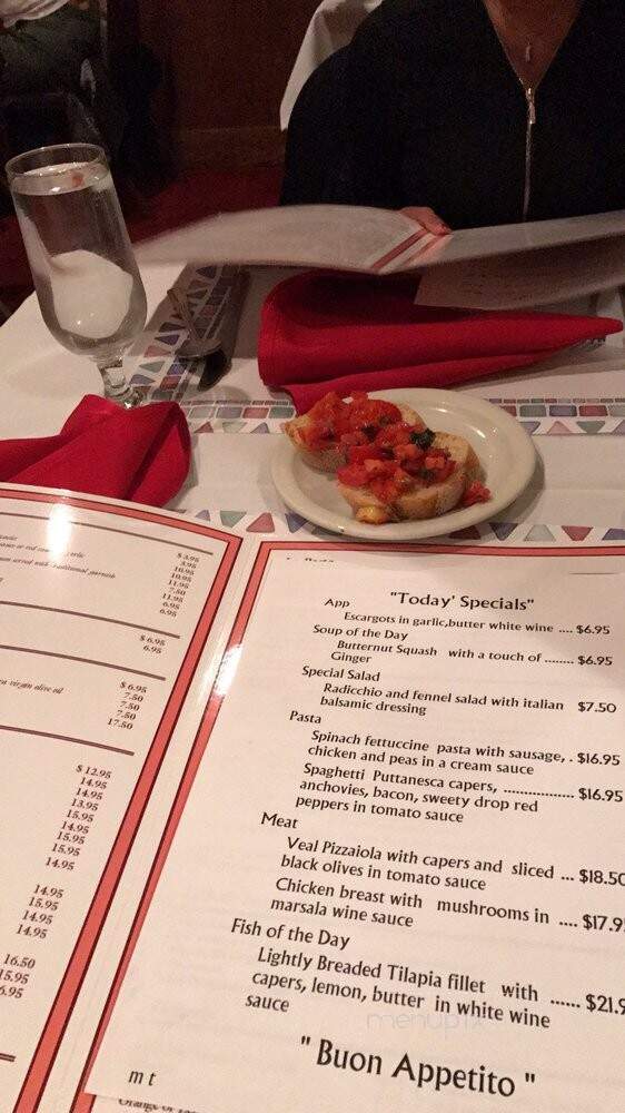 Trattoria Leonardo - Toronto, ON menu_pic