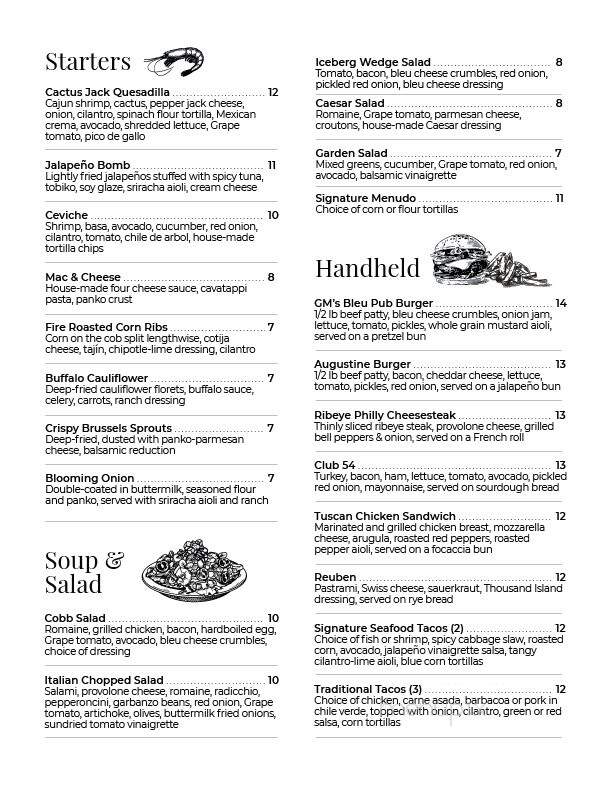 Cafe 54 - Brantford, ON menu_pic