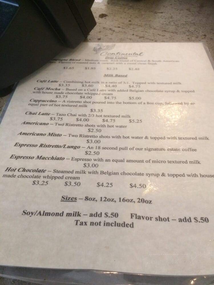 Continental Coffee - Vancouver, BC