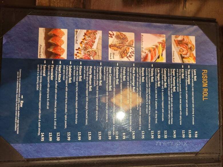 Ha Ru Japanese Restaurant - Alliston, ON menu_pic