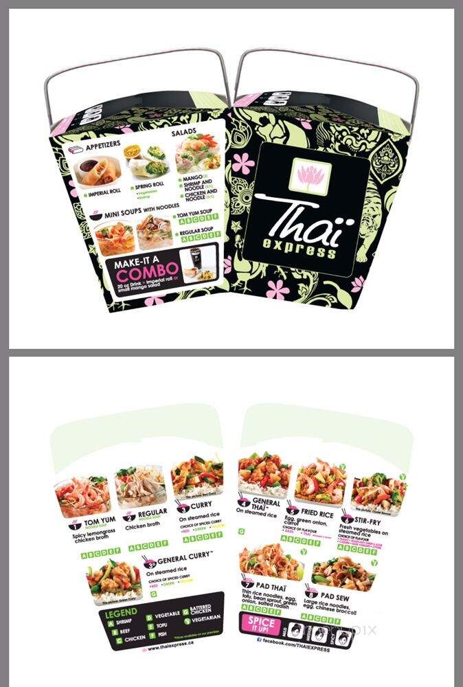 Thai Way Express - Abbotsford, BC menu_pic