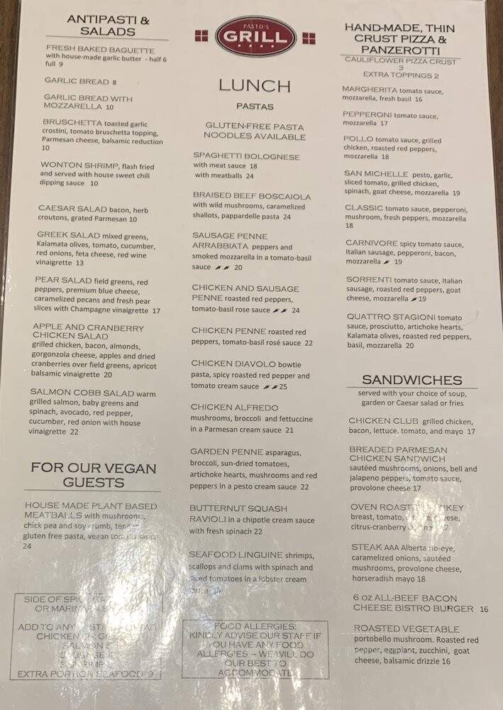 Pasto's Grill - London, ON
