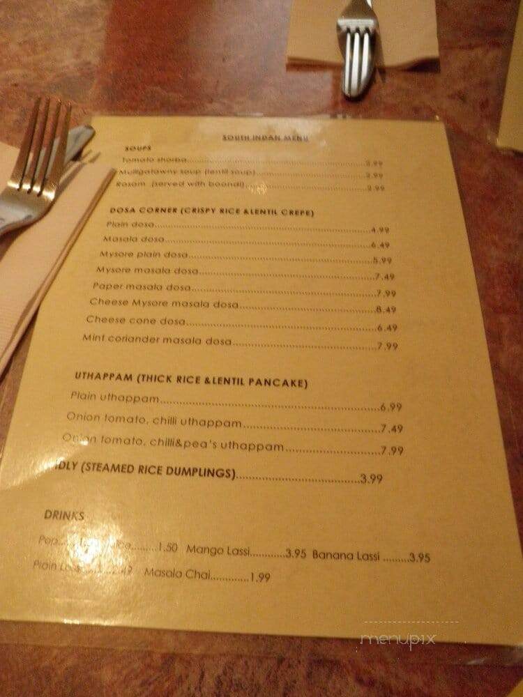Mother India - Toronto, ON menu_pic