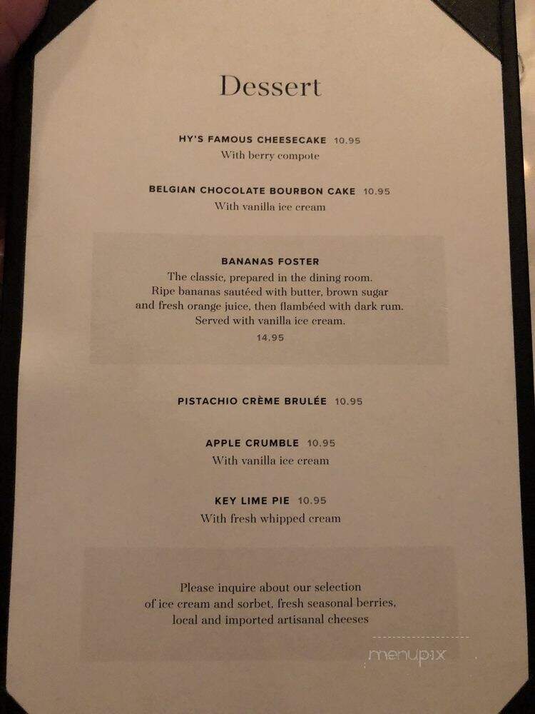 Hy's Steakhouse & Cocktail Bar - Vancouver, BC
