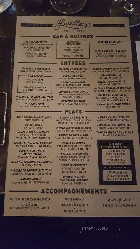 Lucille's Oyster Dive - Montreal, QC