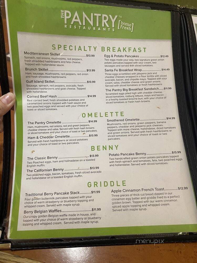 The Pantry - Surrey, BC menu_pic