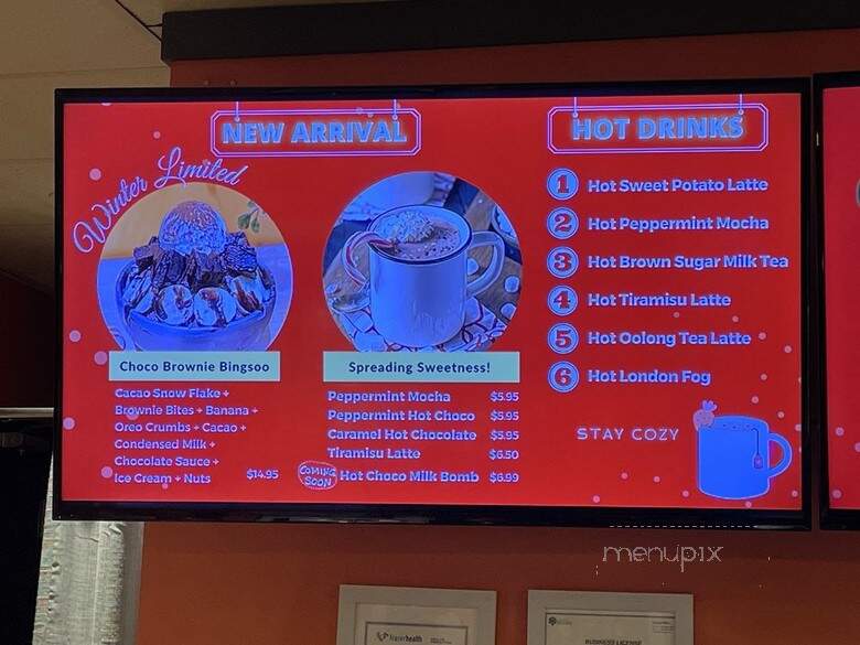 Tealips Bubble Tea - Burnaby, BC menu_pic