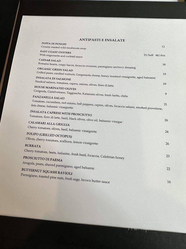 Little Anthony's Italian Ristorante - Toronto, ON menu_pic