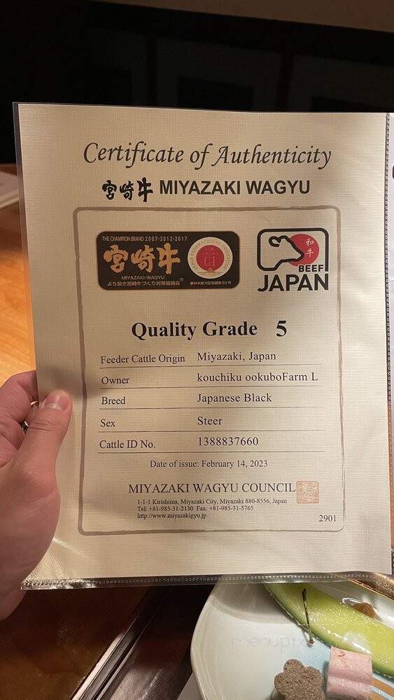 Kaiseki-Yuzen Hashimoto - Toronto, ON menu_pic