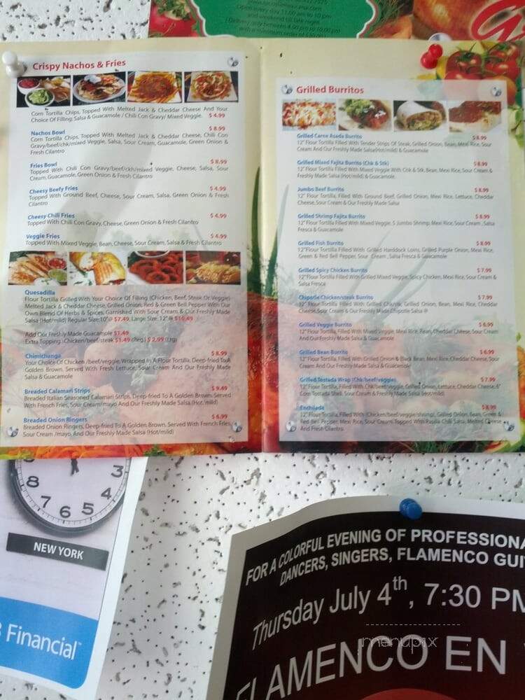 Tacos La Mexicana Restaurant - Edmonton, AB menu_pic