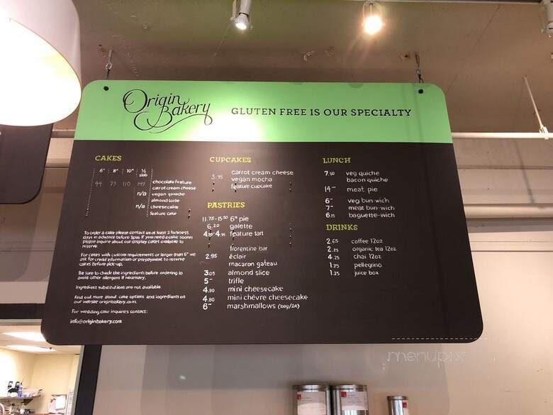 Origin Gluten-free Bakery - Victoria, BC