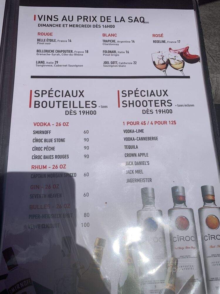 Resto Pub le St-Ambroise - Granby, QC menu_pic