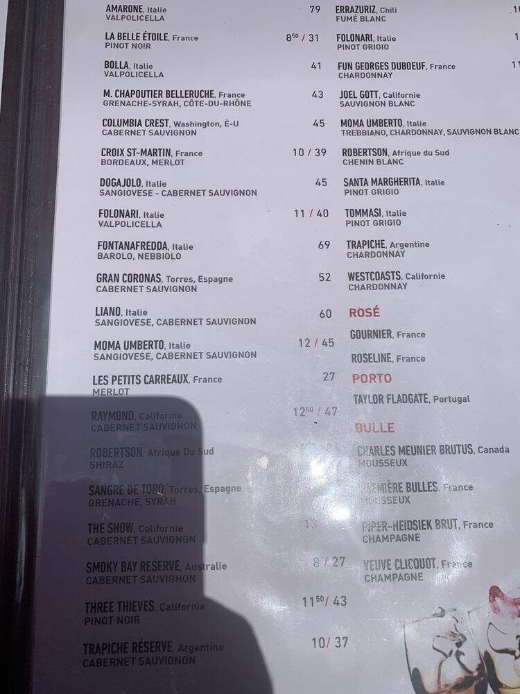 Resto Pub le St-Ambroise - Granby, QC menu_pic