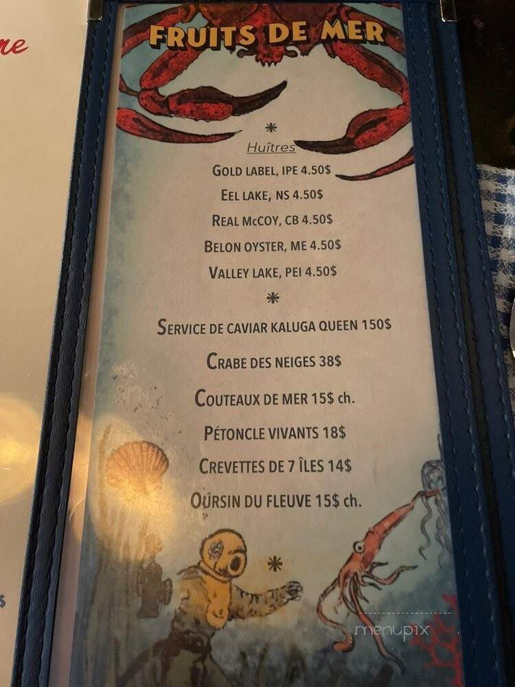 Joe's Steakhouse - Montreal, QC menu_pic