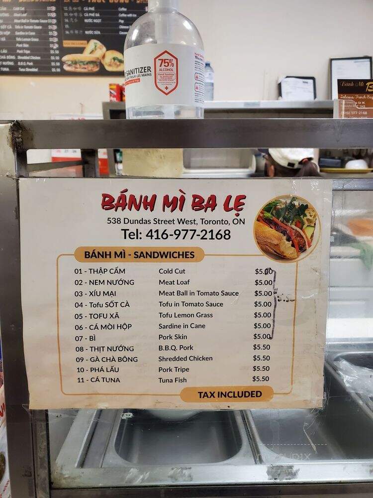 Banh Mi Ba Le - Toronto, ON