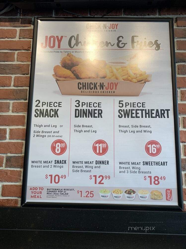 Chick N Joy Restaurant - Toronto, ON menu_pic
