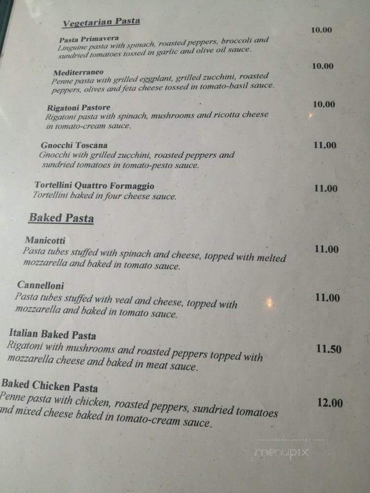 Parmigiano - Toronto, ON menu_pic
