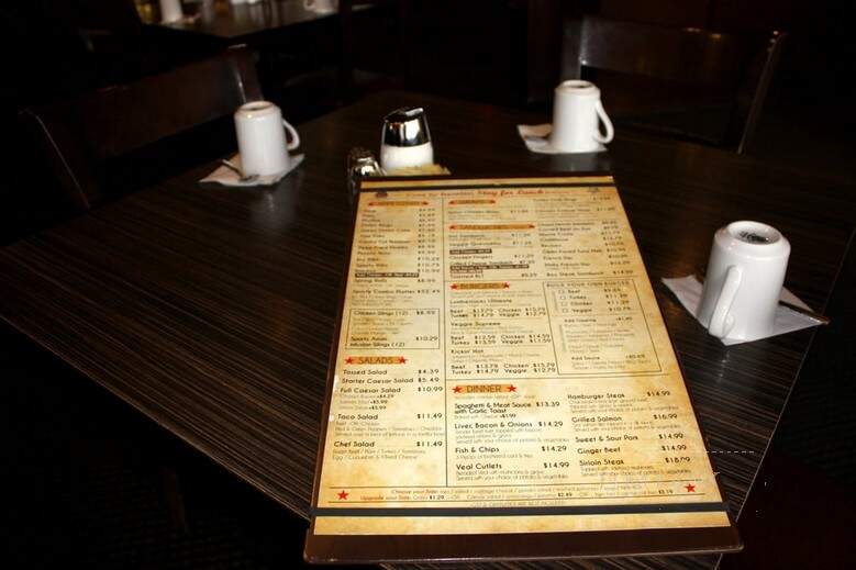 Lumber Jack Pancake & Steakhouse - Edmonton, AB menu_pic