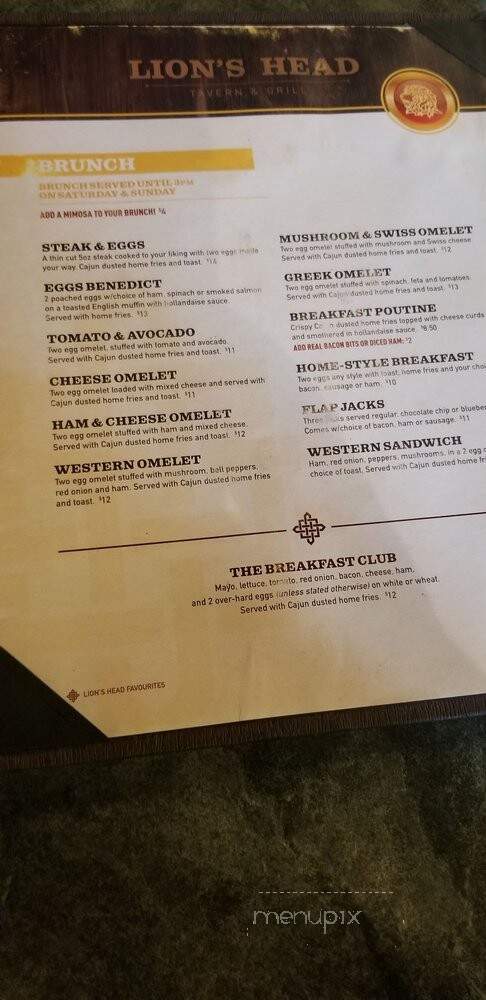 Lions Head Tavern & Grill - Halifax, NS