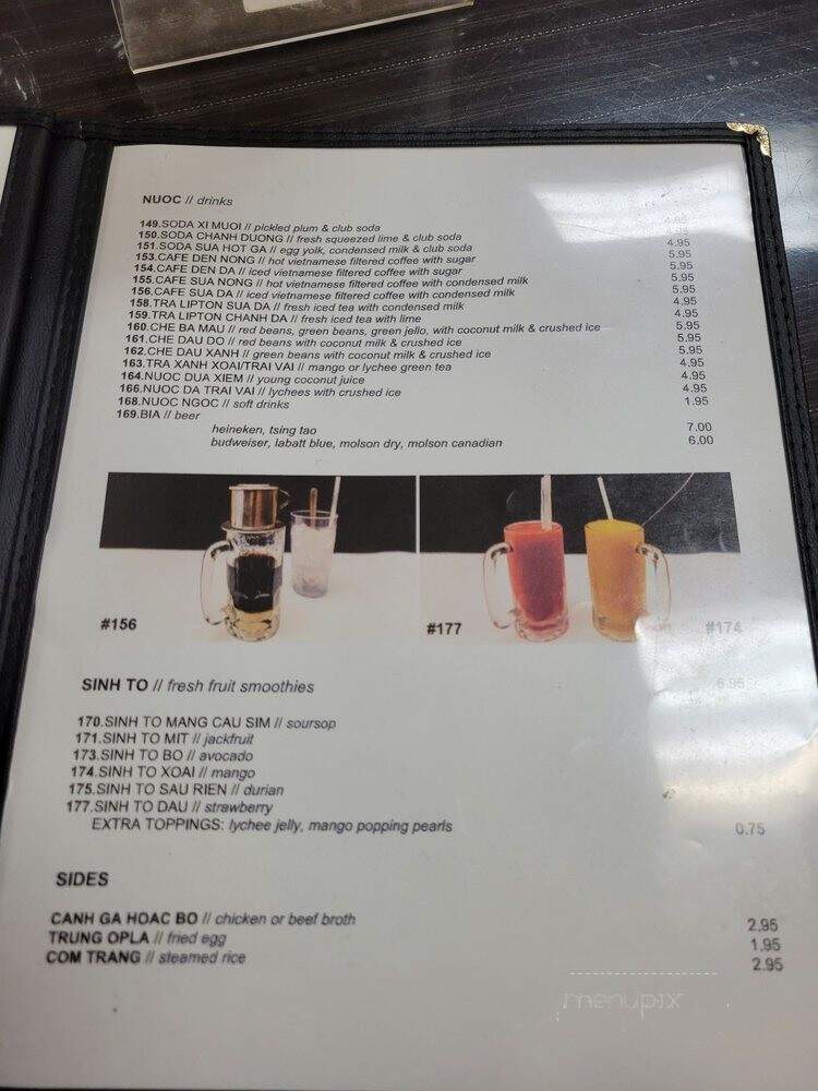 Mi Mi Restaurant - Toronto, ON menu_pic
