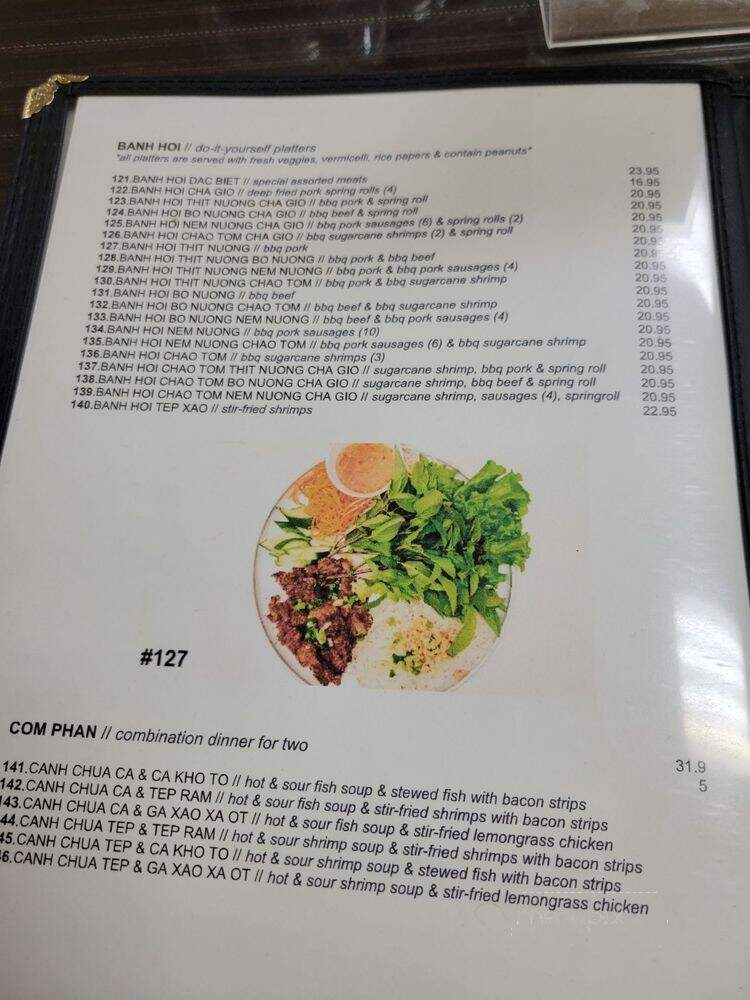 Mi Mi Restaurant - Toronto, ON menu_pic